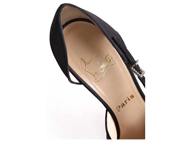 Christian Louboutin Tacchi neri Nero - vista 4