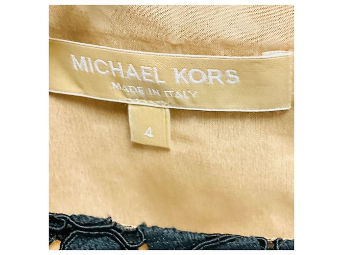 Camicetta in pizzo nero a maniche corte Michael Kors Collection - vista 4