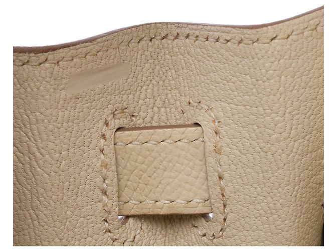 Hermès Borsa HERMES Kelly 32 in Pelle Bianca - 103658 Bianco - vista 8