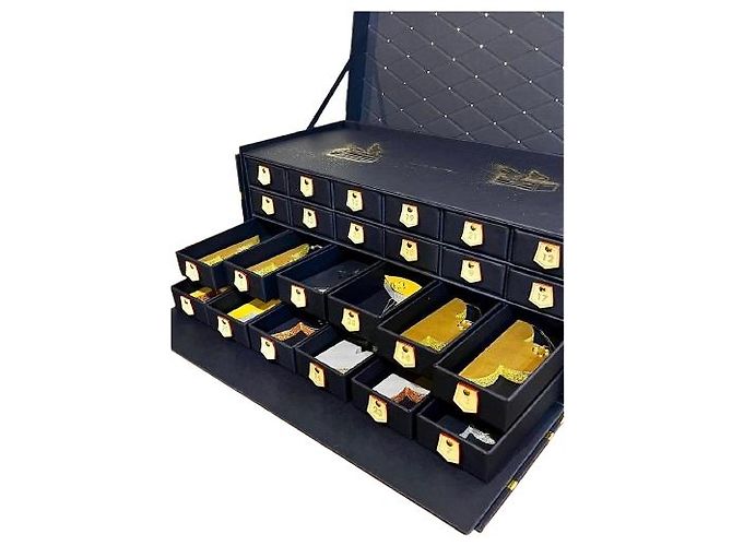 Louis Vuitton Adventskalender 2025 Le Voyage des Lumières Golden Dunkelblau - Ansicht 11