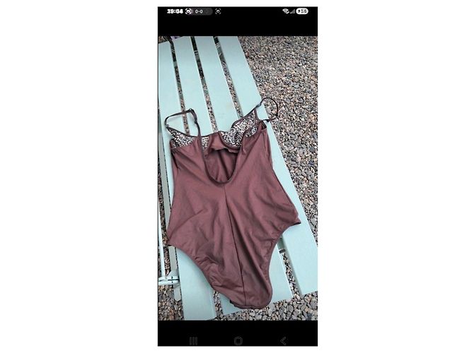 La Perla Malizia Badeanzug Leopard Print Braun Leopardenprint - Ansicht 2