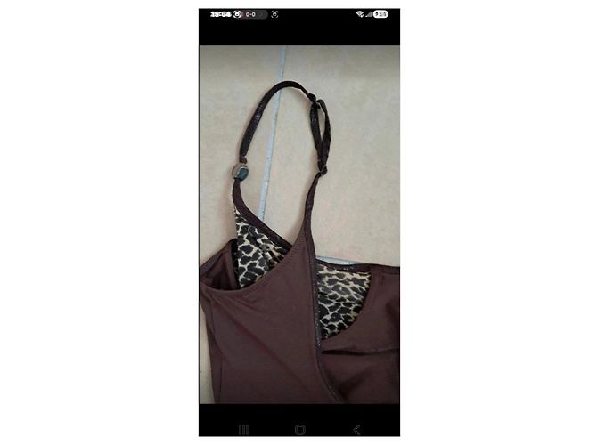 La Perla Malizia Badeanzug Leopard Print Braun Leopardenprint - Ansicht 5