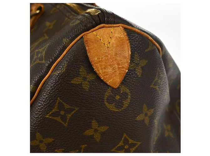Borsa Louis Vuitton Speedy Monogram Canvas 35 Marrone - vista 4