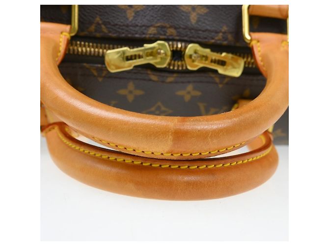 Borsa Keepall Louis Vuitton in tela Monogram 50 Marrone - vista 6