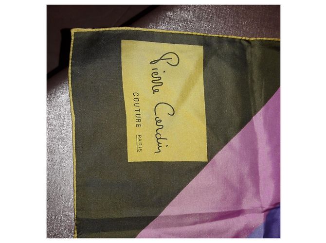 Pierre Cardin Seidentuch mit geometrischem Muster Mehrfarben - Ansicht 3