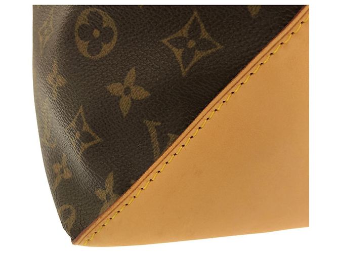 Borsa Cabas Mezzo Monogram Louis Vuitton Marrone - vista 3