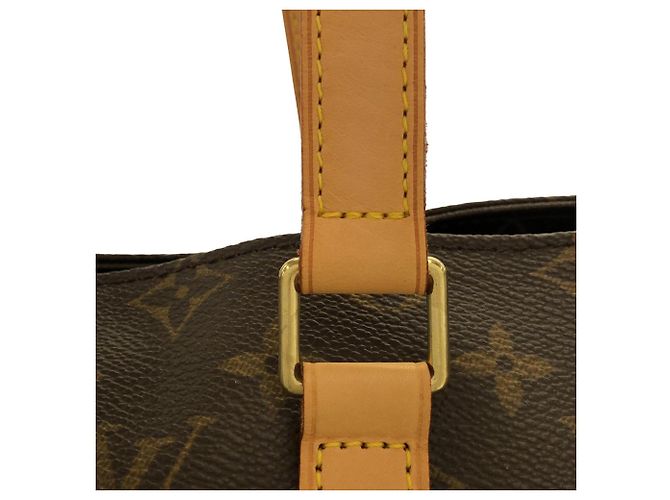 Borsa Cabas Mezzo Monogram Louis Vuitton Marrone - vista 5
