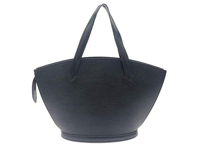 Borsa Louis Vuitton Epi Saint Jacques Nero - vista 2