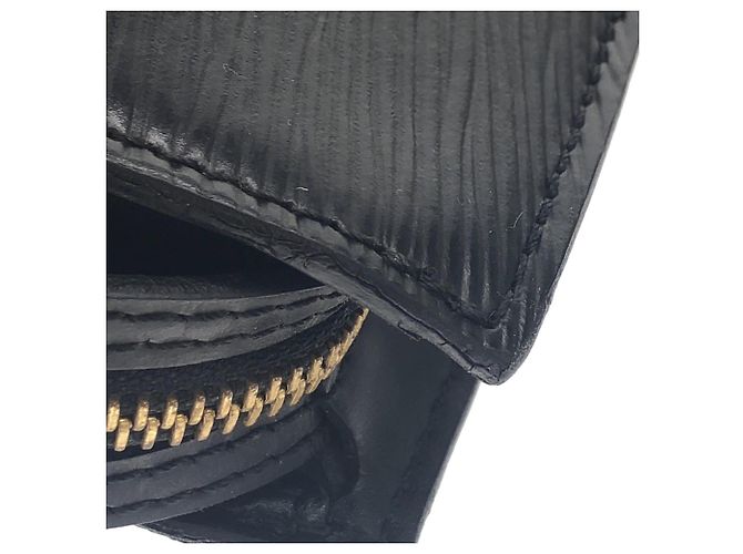 Borsa Louis Vuitton Epi Saint Jacques Nero - vista 6
