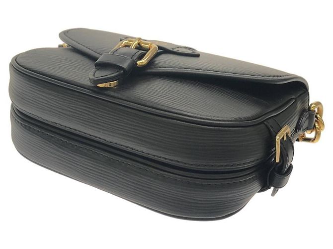 Borsa a tracolla Louis Vuitton Epi Saumur BB M23469 Nero - vista 3