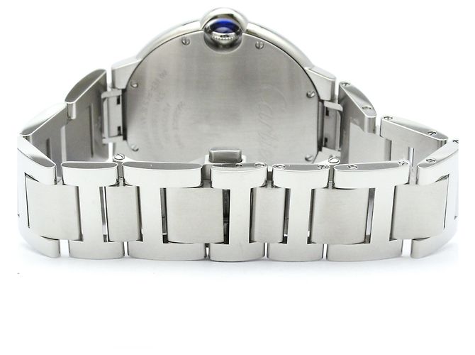 Relógio de pulso automático em aço Cartier Ballon Bleu - vista 5