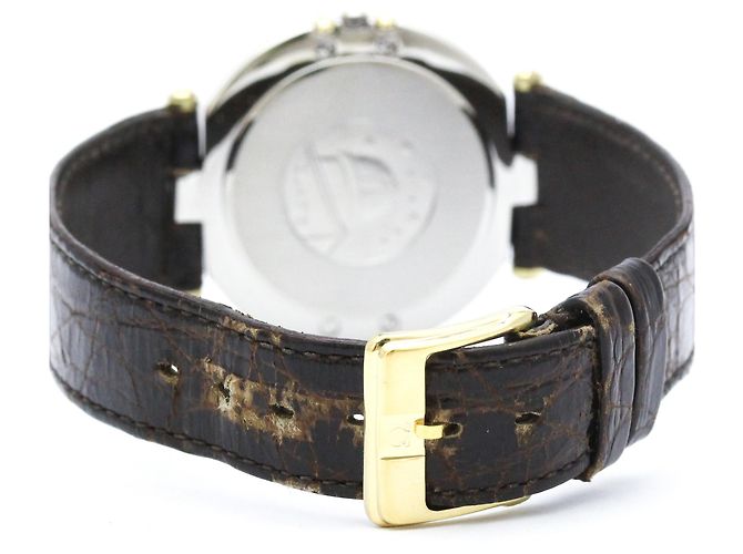 Orologio da uomo OMEGA Constellation Date in oro 18K e acciaio - vista 5