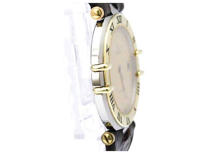 Orologio da uomo OMEGA Constellation Date in oro 18K e acciaio - vista 8