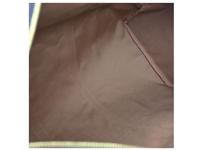Borsa Keepall Louis Vuitton Monogram Canvas 60 Marrone - vista 3
