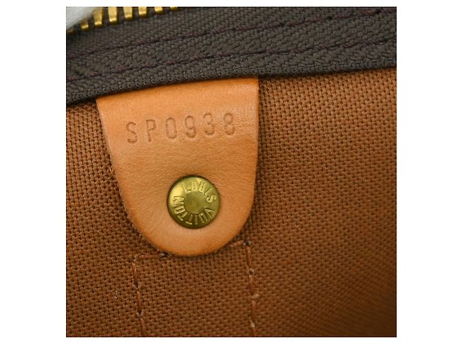 Borsa Keepall Louis Vuitton Monogram Canvas 60 Marrone - vista 4