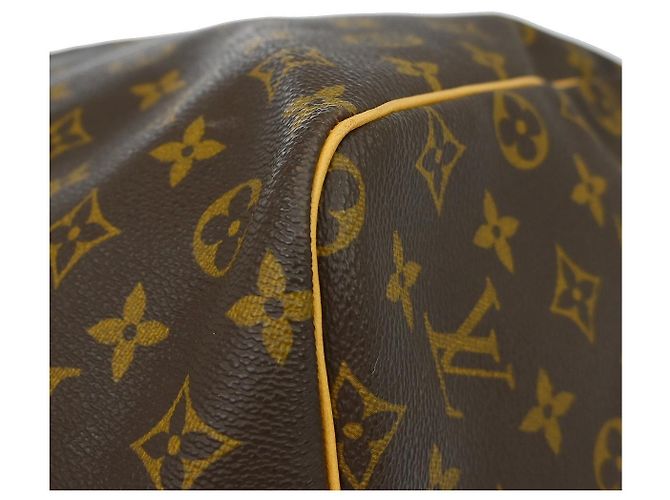 Borsa Keepall Louis Vuitton Monogram Canvas 60 Marrone - vista 7