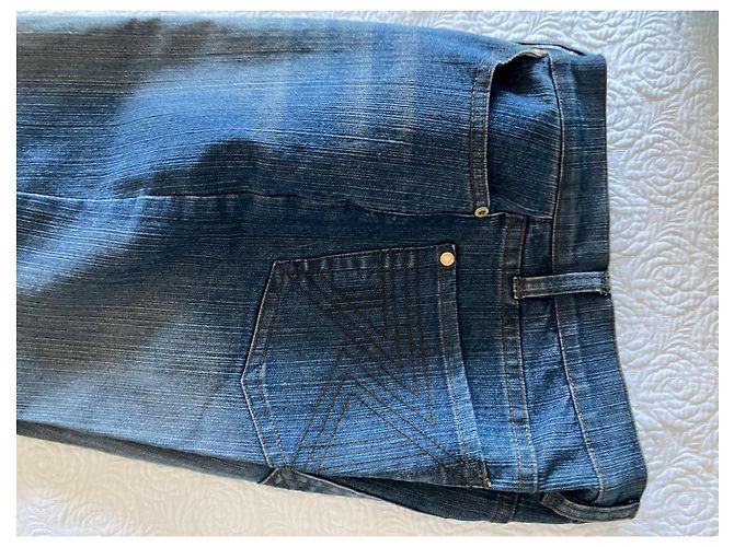 Autre Marque Jeans a zampa Ambiente blu - vista 5