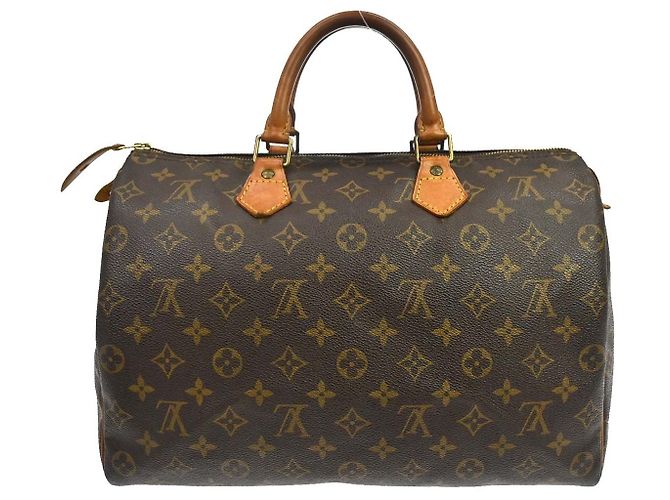 Borsa Louis Vuitton Speedy Monogram Canvas 35 Marrone - vista 2