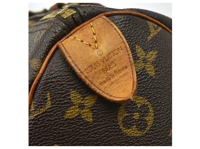 Borsa Louis Vuitton Speedy Monogram Canvas 35 Marrone - vista 4