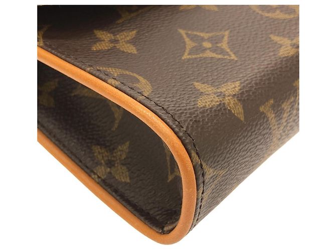 Pochette Florentine Monogram Louis Vuitton a Vita Marrone - vista 3