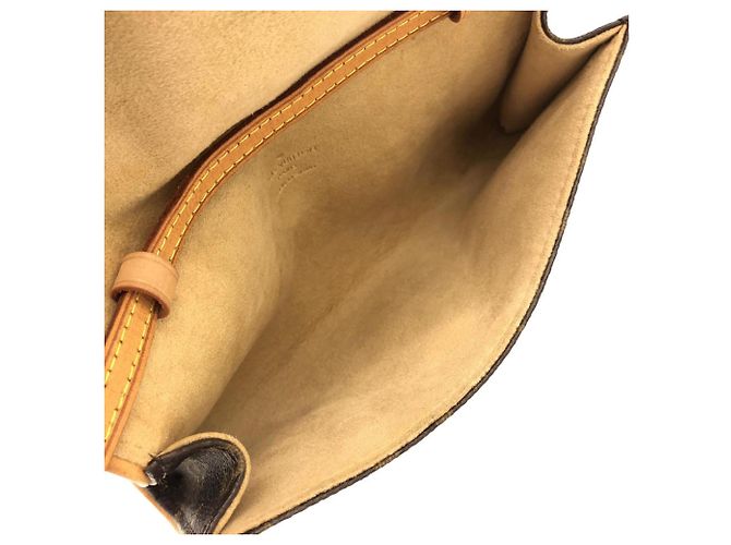 Louis Vuitton Monogram Pochette Twin PM M51854 Borsa a Spalla Marrone - vista 6