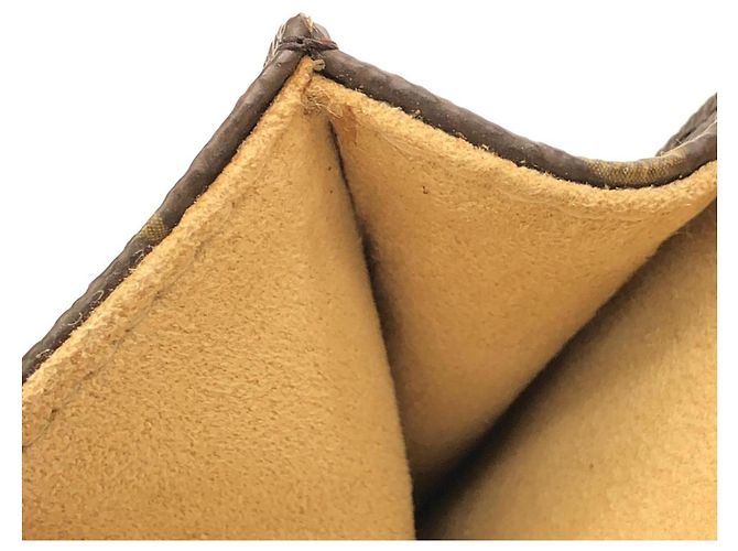 Louis Vuitton Monogram Pochette Twin PM M51854 Borsa a Spalla Marrone - vista 7