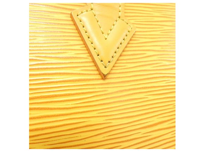Borsa Louis Vuitton Epi Saint Jacques Giallo - vista 7