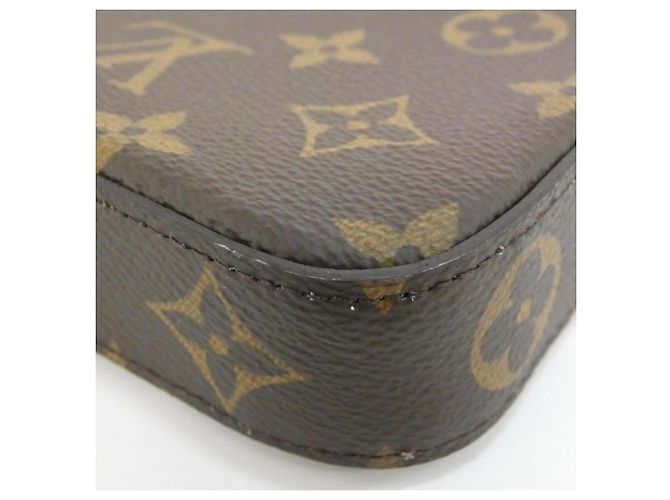 Louis Vuitton Monogram Pochette Felicie M61276 Borsa a Spalla Marrone - vista 3
