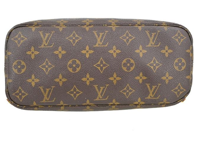 Louis Vuitton Neverfull Bandouliere Inside Out Monogram Canvas con pelle PM Marrone - vista 3