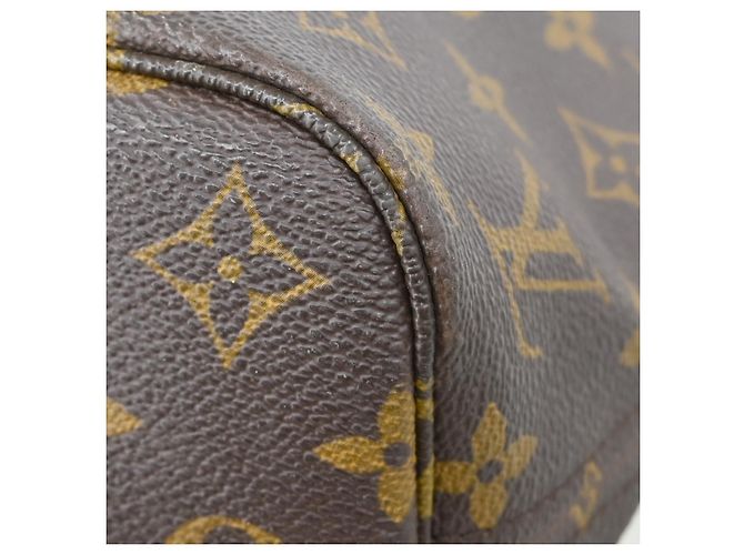 Louis Vuitton Neverfull Bandouliere Inside Out Monogram Canvas con pelle PM Marrone - vista 4