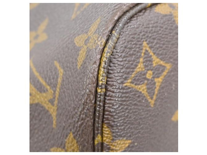 Louis Vuitton Neverfull Bandouliere Inside Out Monogram Canvas con pelle PM Marrone - vista 5
