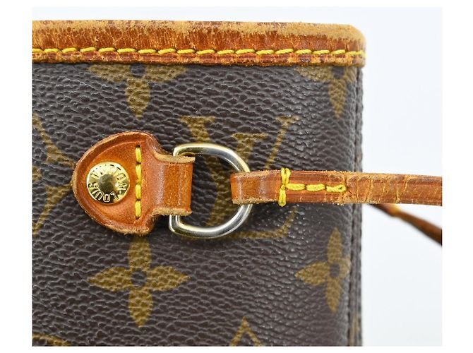 Louis Vuitton Neverfull Bandouliere Inside Out Monogram Canvas con pelle PM Marrone - vista 7