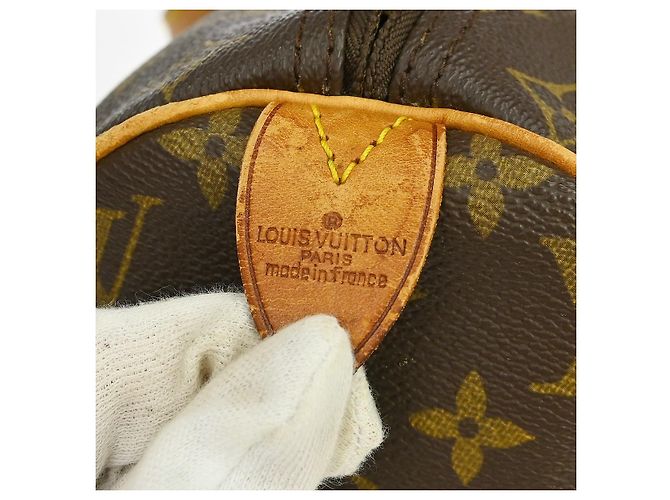 Borsa Louis Vuitton Speedy Monogram Canvas 40 Marrone - vista 4