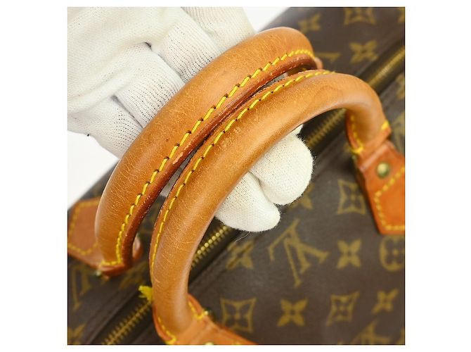 Borsa Louis Vuitton Speedy Monogram Canvas 40 Marrone - vista 6