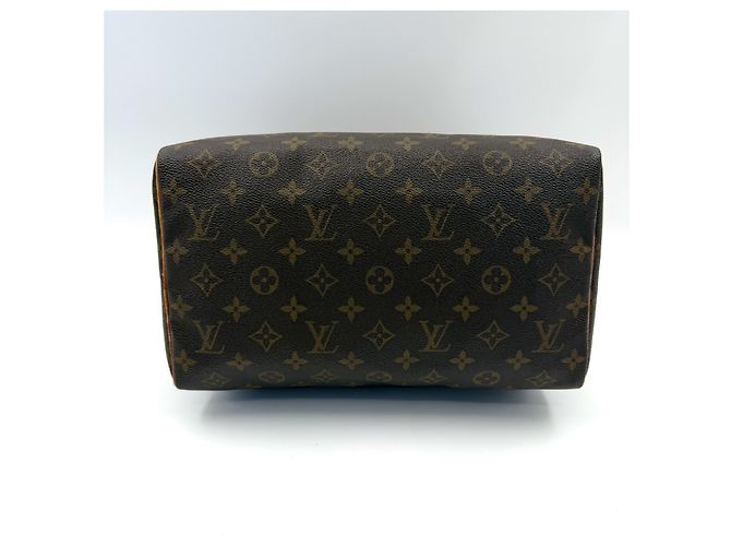 Borsa Louis Vuitton Speedy Monogram Canvas 40 Marrone - vista 3