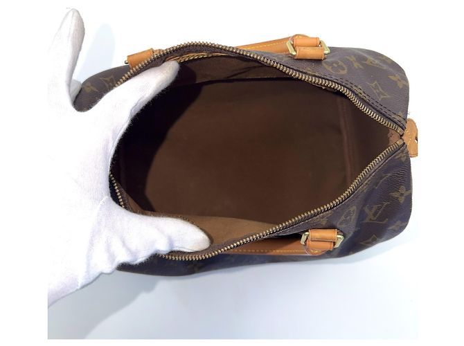 Borsa Louis Vuitton Speedy Monogram Canvas 40 Marrone - vista 6