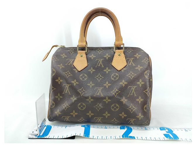 Borsa Louis Vuitton Speedy Monogram Canvas 25 Marrone - vista 2
