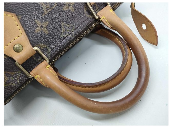 Borsa Louis Vuitton Speedy Monogram Canvas 25 Marrone - vista 5