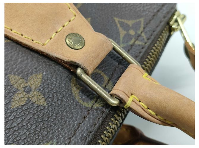 Borsa Louis Vuitton Speedy Monogram Canvas 25 Marrone - vista 7