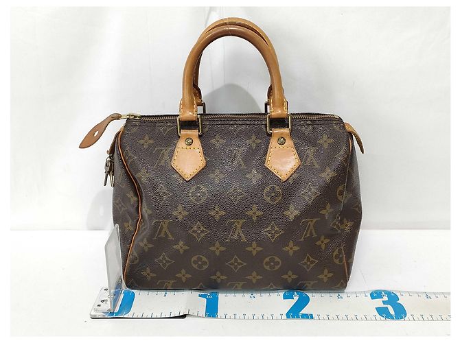 Borsa Louis Vuitton Speedy Monogram Canvas 25 Marrone - vista 2