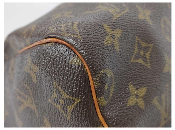 Borsa Louis Vuitton Speedy Monogram Canvas 25 Marrone - vista 6