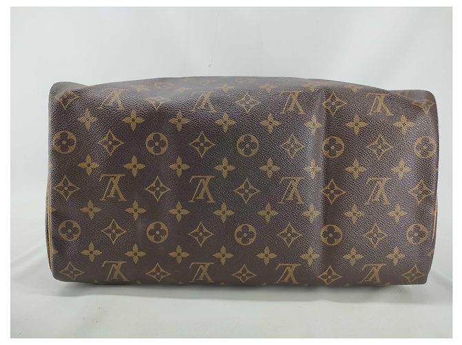 Borsa Louis Vuitton Speedy Monogram Canvas 40 Marrone - vista 3