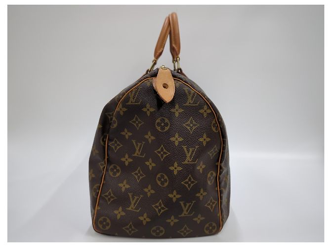 Louis Vuitton Speedy Bandouliere Monogram Canvas 40 Marrone - vista 6