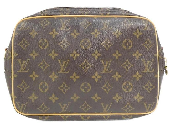 Borsa a tracolla Louis Vuitton Monogram Reporter Marrone Monogramma - vista 2