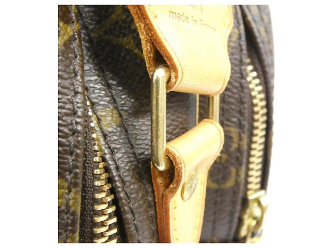 Borsa a tracolla Louis Vuitton Monogram Reporter Marrone Monogramma - vista 7