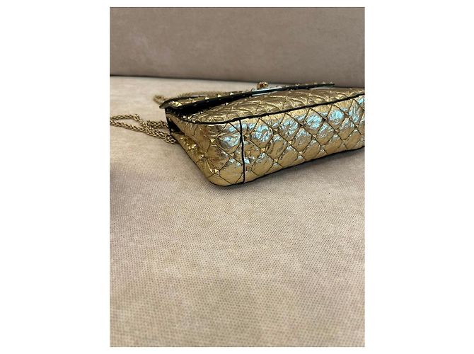 Valentino Garavani Rockstud Spike Borsa a Tracolla Pelle Oro D'oro - vista 10