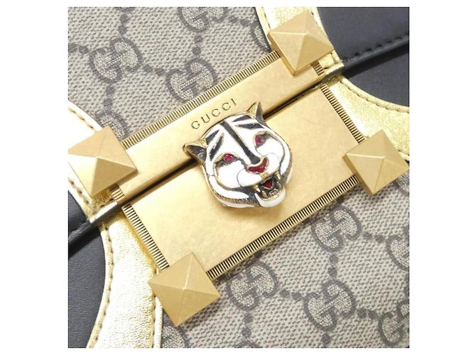 Borsa Gucci OSIRIDE Nero Beige - vista 5