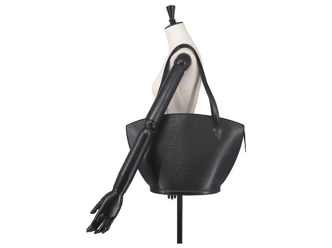 Borsa Tote Louis Vuitton Epi Saint Jacques Nero - vista 10