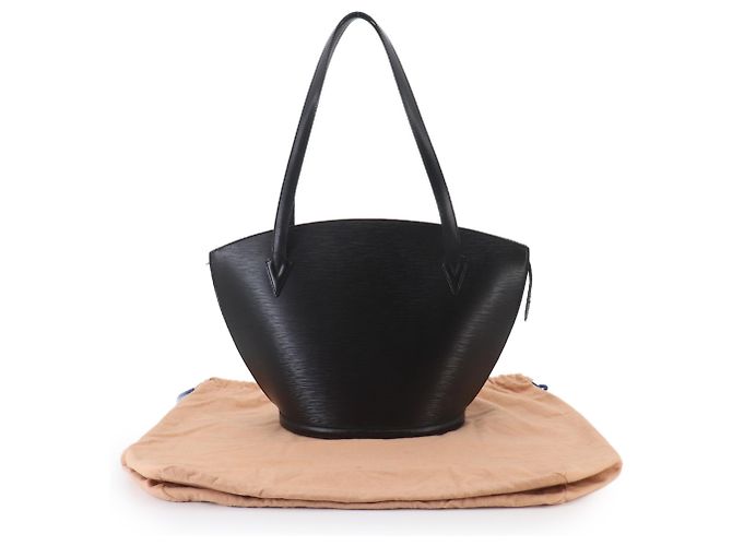 Borsa Tote Louis Vuitton Epi Saint Jacques Nero - vista 2