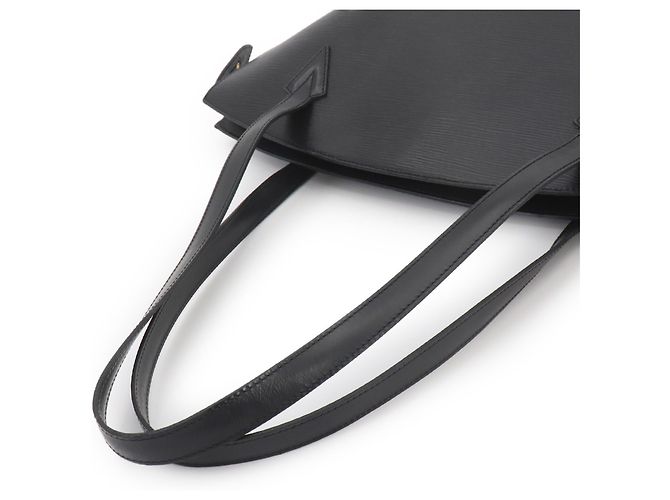 Borsa Tote Louis Vuitton Epi Saint Jacques Nero - vista 5